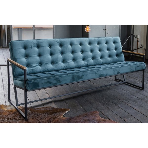 KAWOLA Sofa ARLY, Polsterbank Velvet verschiedene Farben