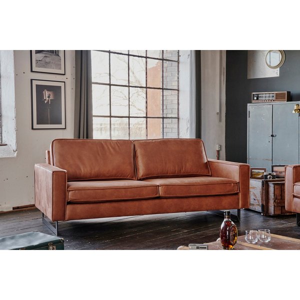 KAWOLA Sofa VILNIUS, Couch Lederfaserstoff, 2-Sitzer oder 3-Sitzer, verschiedene Farben