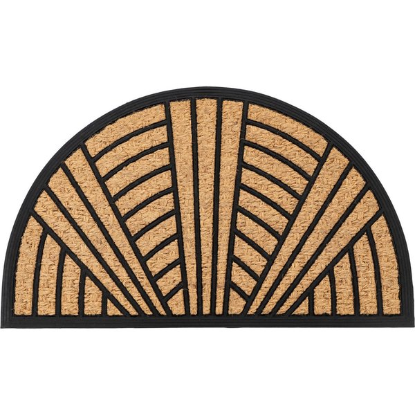 Kayoom Fußmatte Style Step 125, halbrund, Höhe: 11 mm, Türmatte, Eingang, Kokos