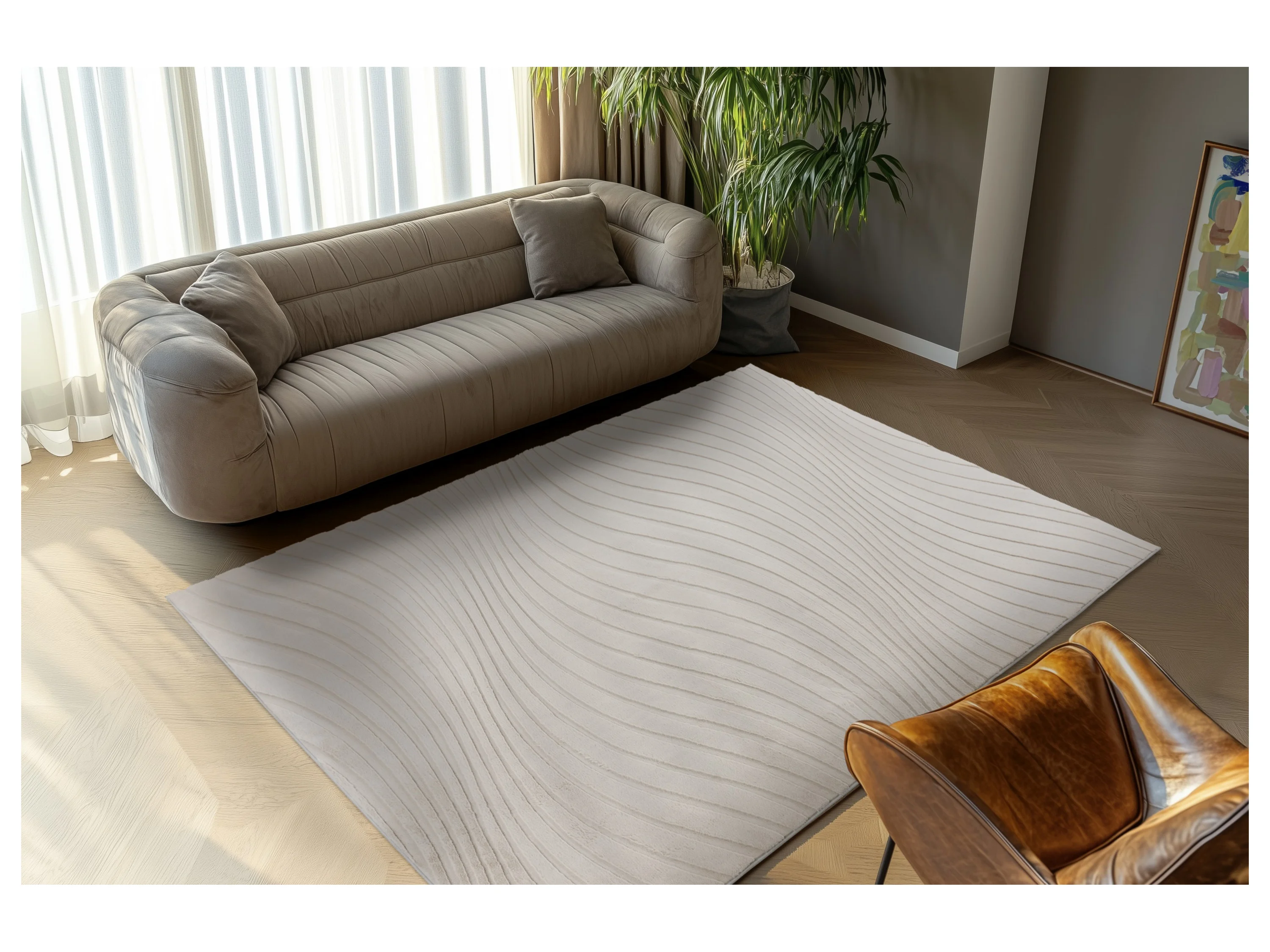 KAYOOM Teppich »Kierk« (325, Helltaupe, 160 x 230 cm) – Bild 2 von 3