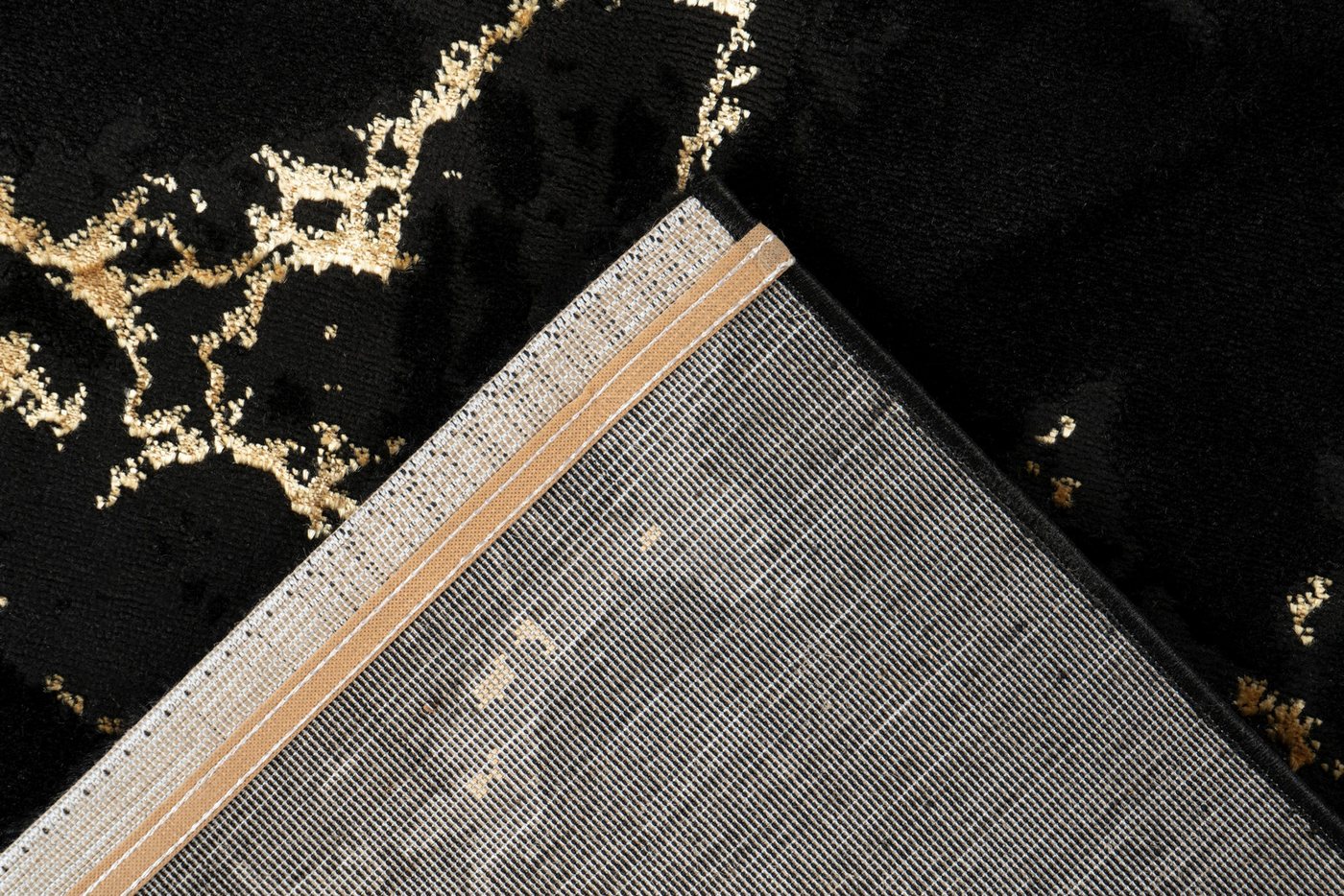 Kayoom Teppich Mineral 425, rechteckig, Höhe: 12 mm, Kurzflor, Hoch Tief Struktur, Wohnzimmer – Bild 4 von 5