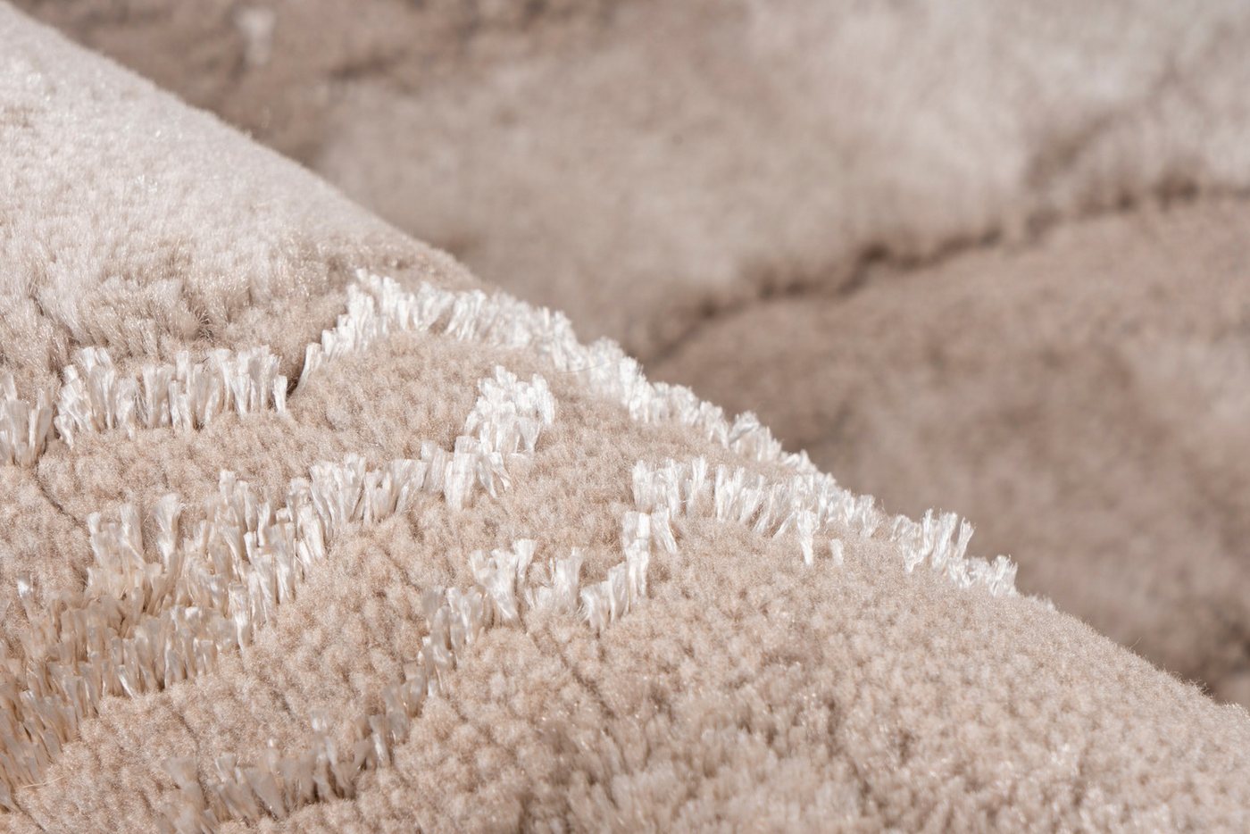 Kayoom Teppich Mineral 425, rechteckig, Höhe: 12 mm, Kurzflor, Hoch Tief Struktur, Wohnzimmer – Bild 5 von 5