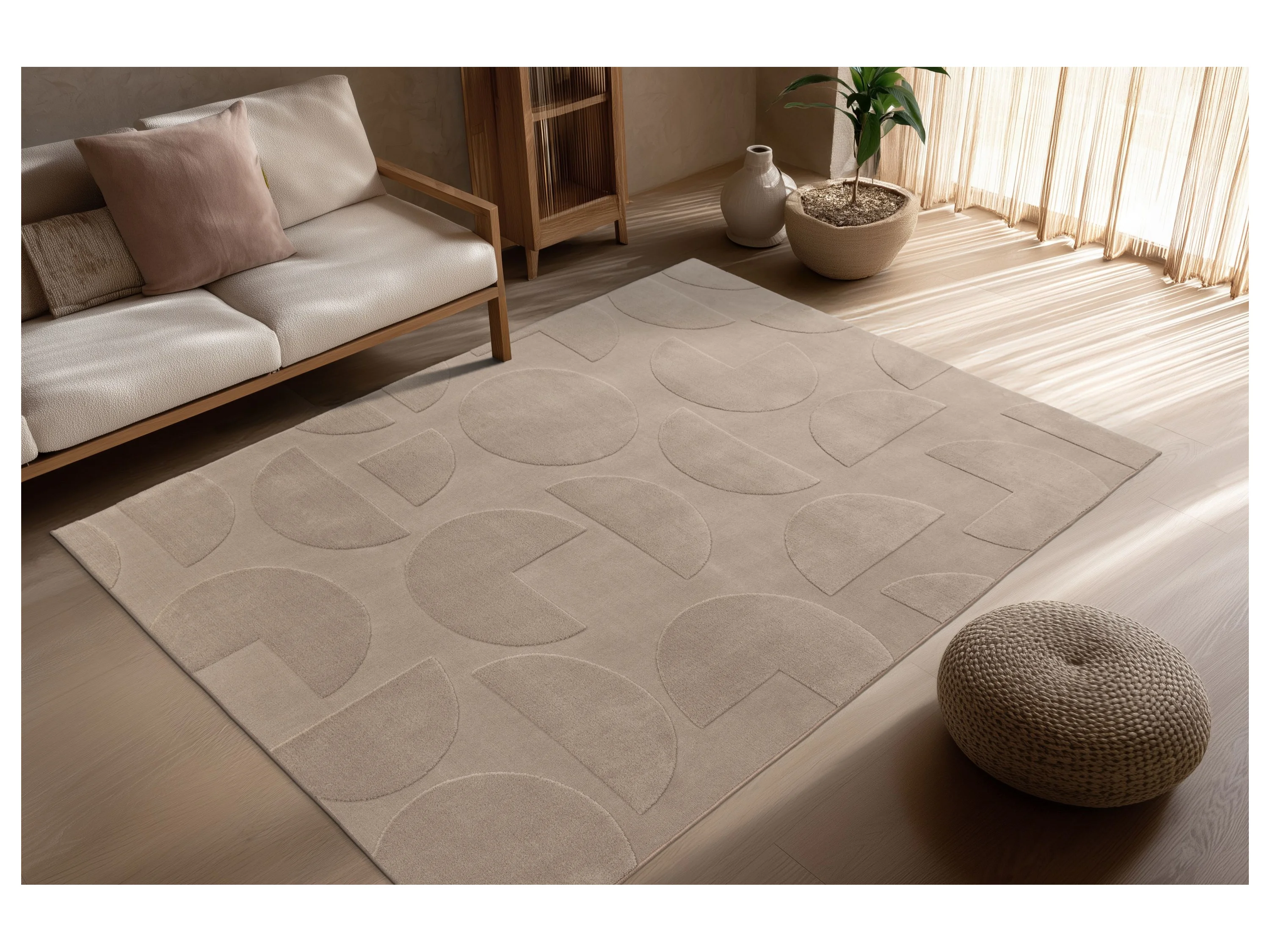 KAYOOM Teppich »Niburi« (425, Taupe, 80 x 150 cm) – Bild 2 von 3