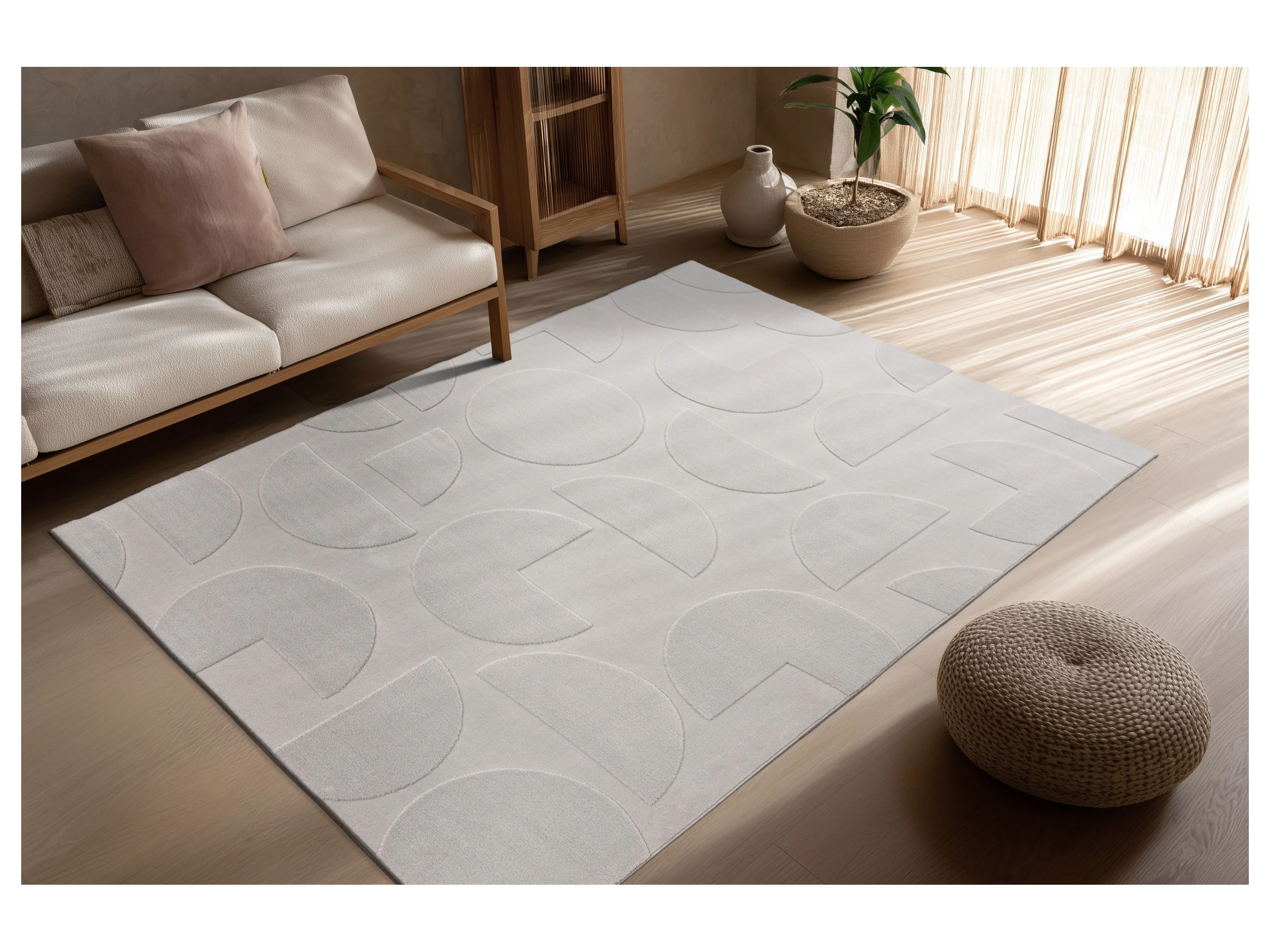 KAYOOM Teppich »Niburi« (425, Silber, 200 x 290 cm) – Bild 2 von 3