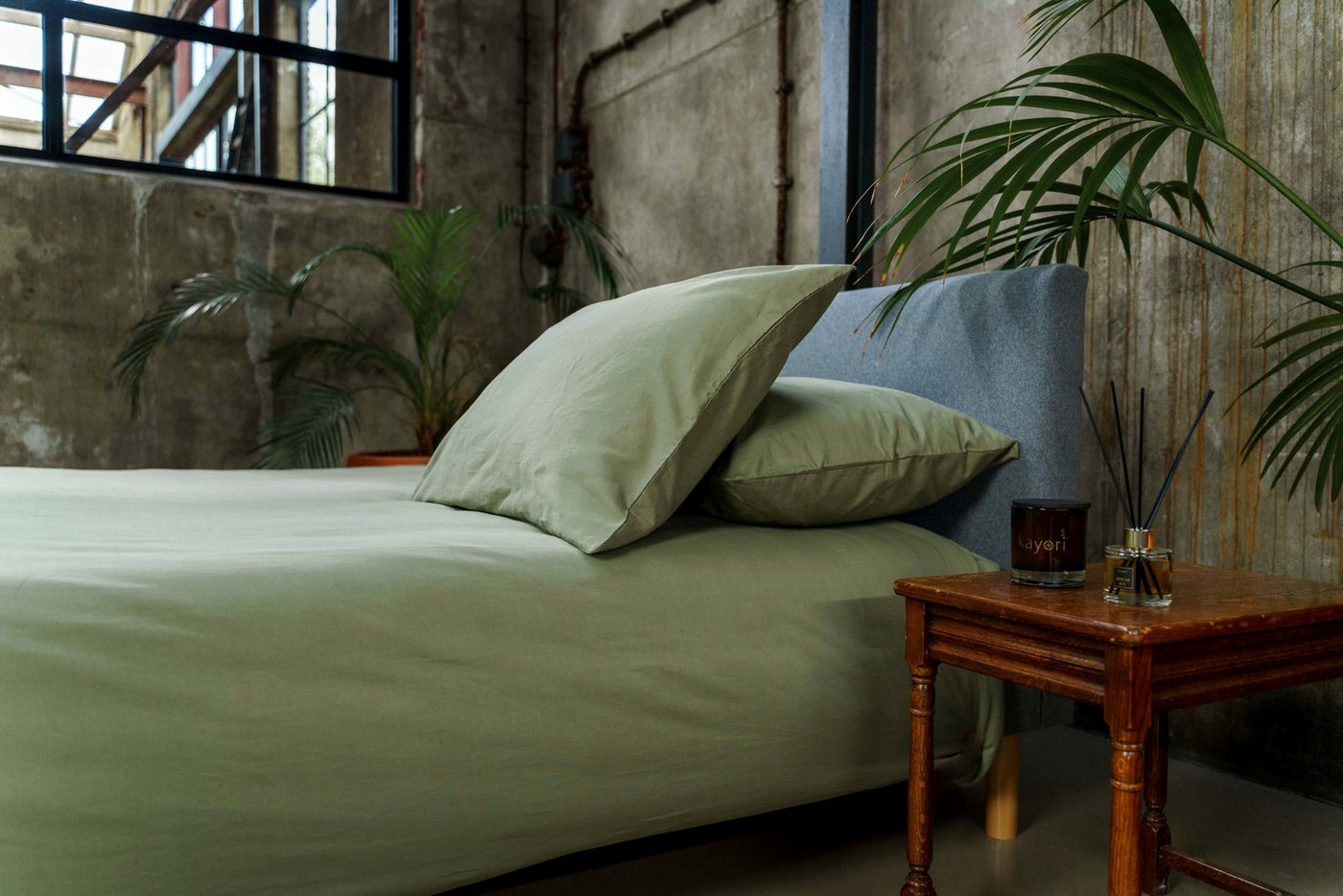 Kayori Bettwäsche Edo, Mako-Satin, 2 teilig, 100% Mako Satin – Bild 2 von 3