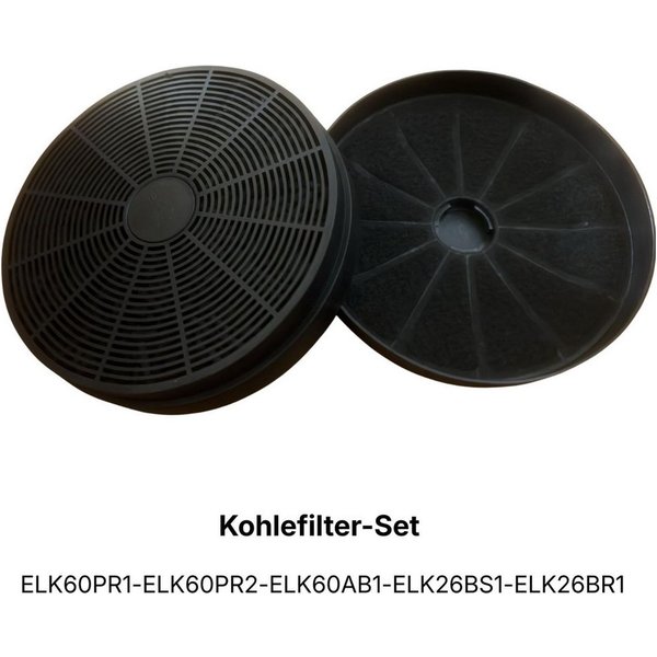 KB Elements Aktivkohlefilter ELK60PR1-ELK60PR2-ELK60AB1-ELK26BS1-ELK26BR1