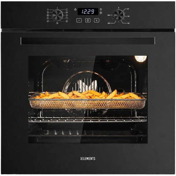 KB Elements Einbaubackofen 73 Liter, 60 cm Breit, Air Fry, Steam CLEAN, Steam Clean, Air Fry Funktion inklusive Air Fry Korb, Steam Clean