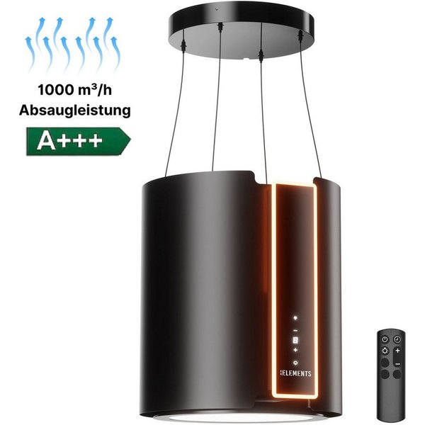 KB Elements Inselhaube mit Fernbedienung, 1000 m³/h Fernbedienung, 1000 m³/h Saugleistung