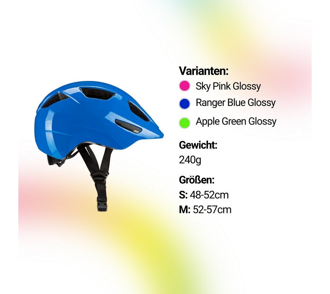 KED Fahrradhelm Dyno Kinderhelm, In-Mold Technologie, Verstellbarer Passform & Reflektoren – Bild 5 von 5