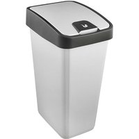 keeeper Abfalleimer "Magne" mit Flipdeckel, 45 l, silber