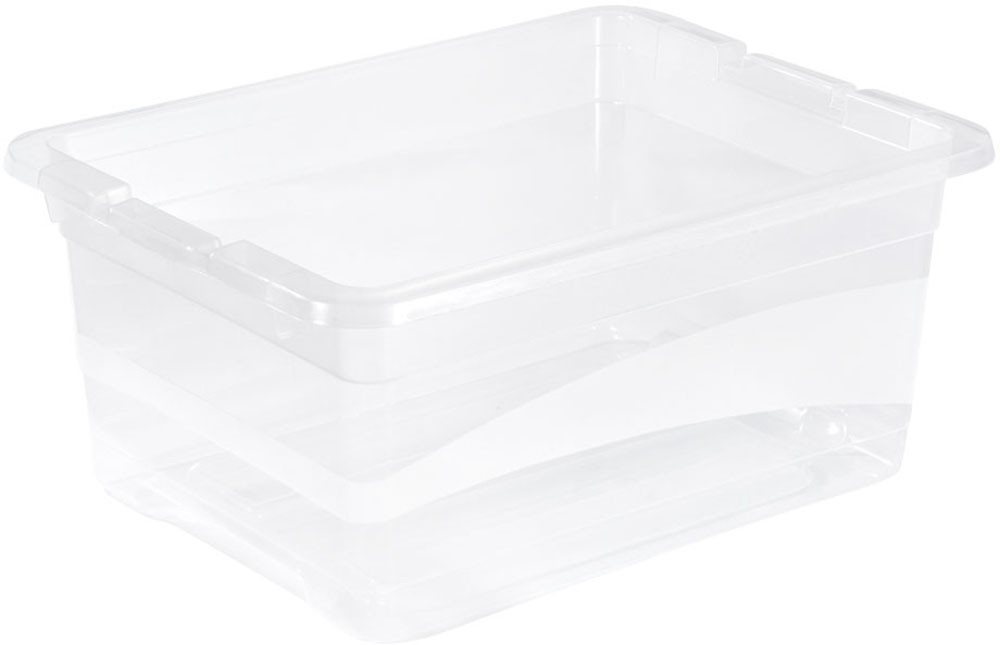 keeeper Aufbewahrungsbox Cornelia, 6er Set, 12 L, 39,5 x 29,5 x 17,5 cm (Set, 6 St), durch Clips verschließbar, Griffe am Boden – Bild 3 von 5