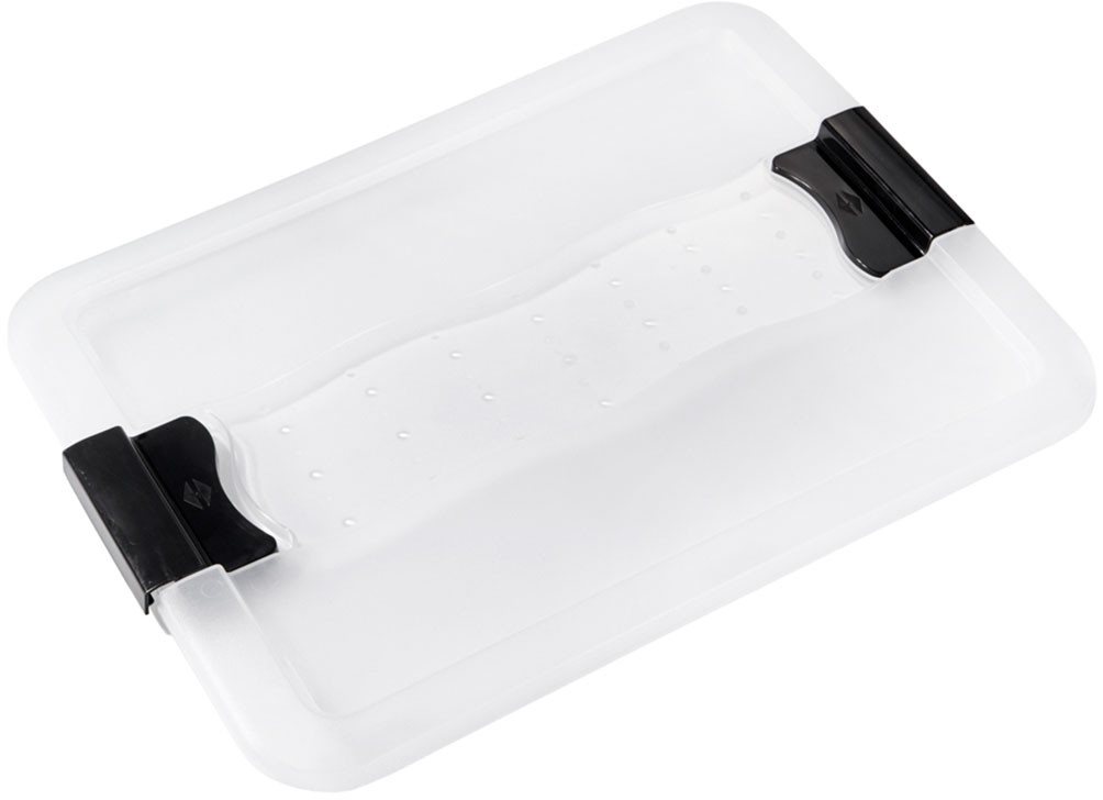 keeeper Aufbewahrungsbox Cornelia, 6er Set, 12 L, 39,5 x 29,5 x 17,5 cm (Set, 6 St), durch Clips verschließbar, Griffe am Boden – Bild 5 von 5