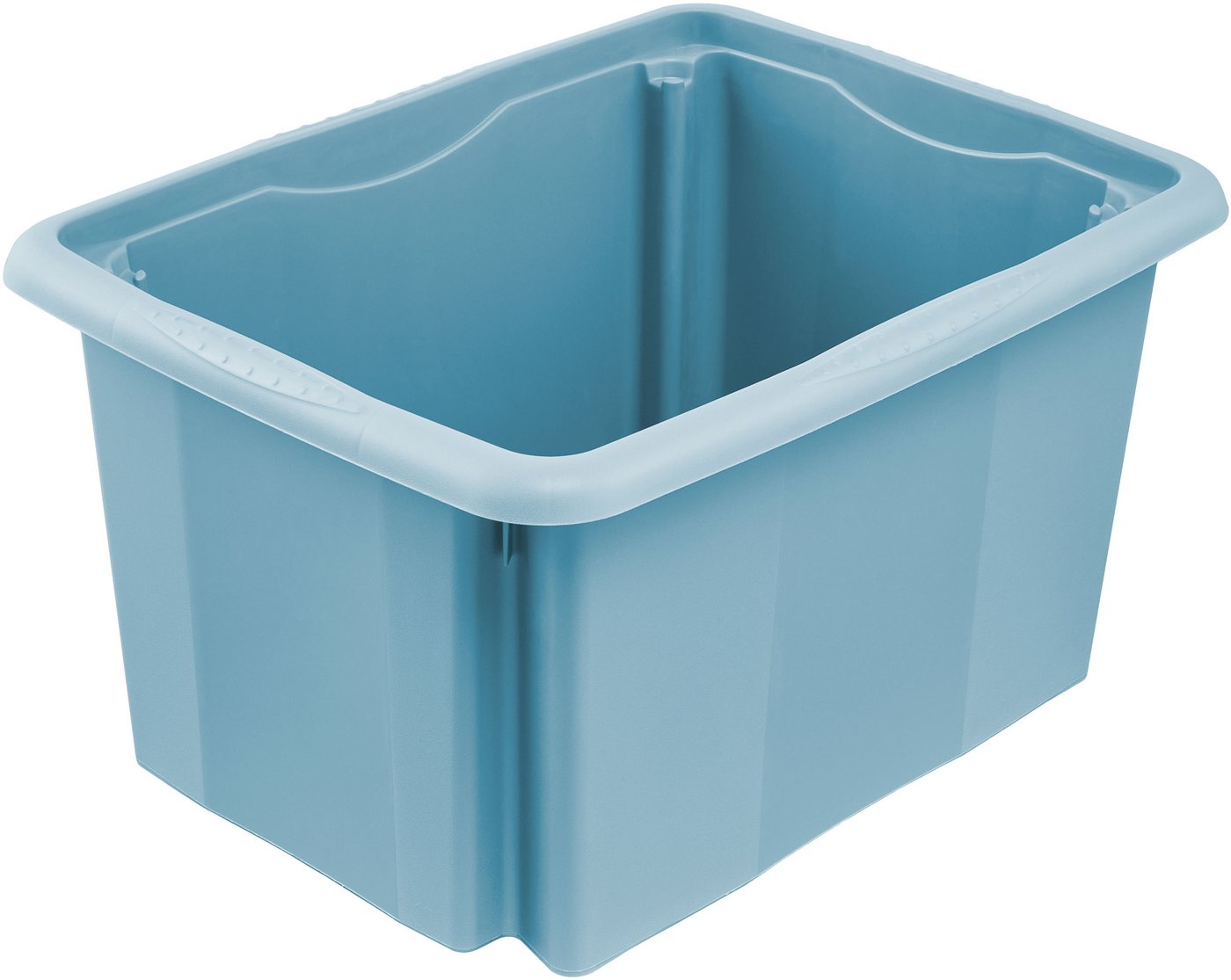 keeeper Aufbewahrungsbox Emil, 3er Set, 15 L, 38 x 28,5 x 20,5 cm (Set, 3 St), ineinander und aufeinander stapelbar – Bild 2 von 5
