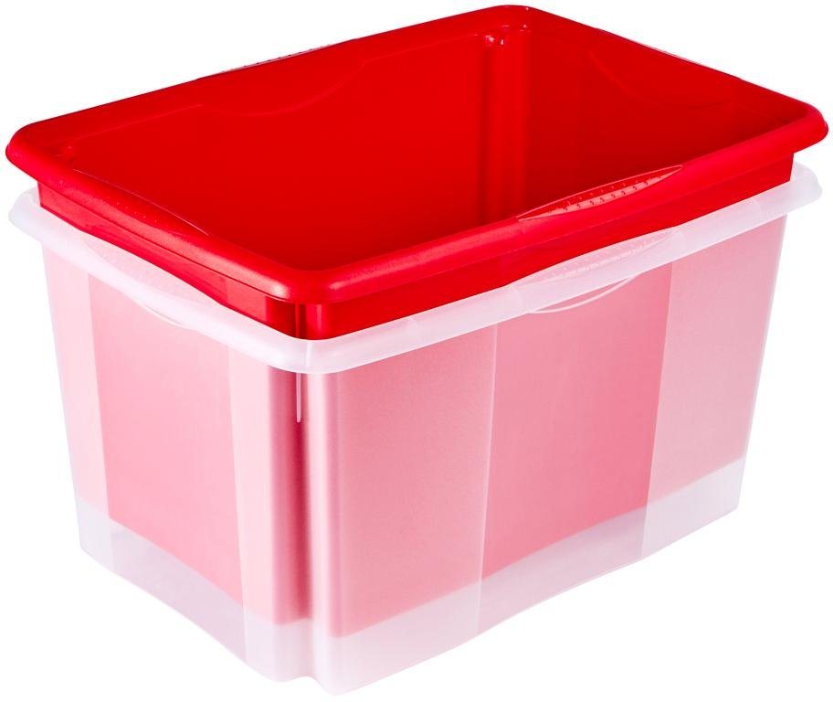 keeeper Aufbewahrungsbox emil (Set, 2 St), 45 L, mit Deckel, hochwertiger Kunststoff – Bild 2 von 5