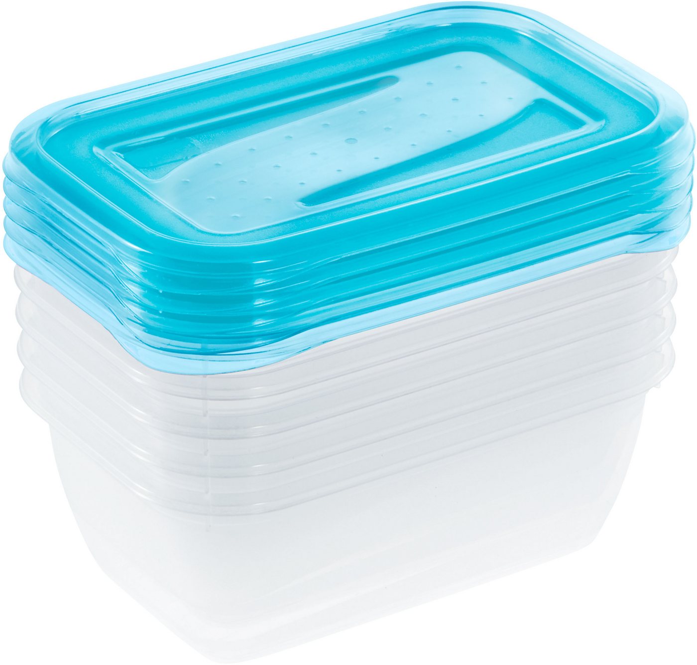 keeeper Frischhaltedose Fredo Fresh (Set,17-tlg), rechteckig, 500-2000 ml, Kunststoff, (Set, 17-tlg), lebensmittelecht, spülmaschinengeeignet, gefriergeeignet – Bild 2 von 5