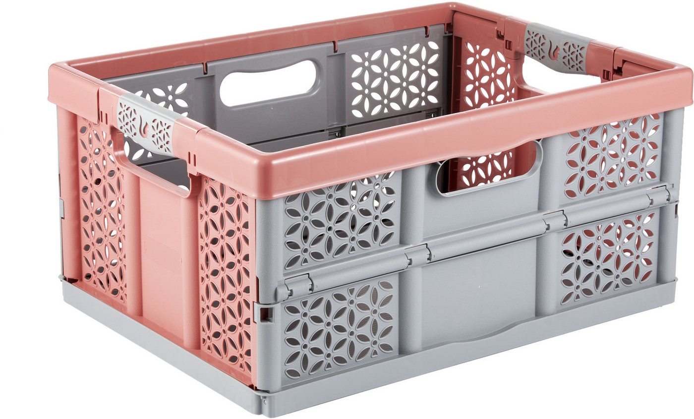 keeeper Klappbox Profi-Klappbox lea mit Softgriffen (Set 2 St) 32 l, 48,5x35x23,5 cm, 32 l, Soft-Touch-Griffe, zusammenklappbar, leicht zu reinigen – Bild 2 von 5