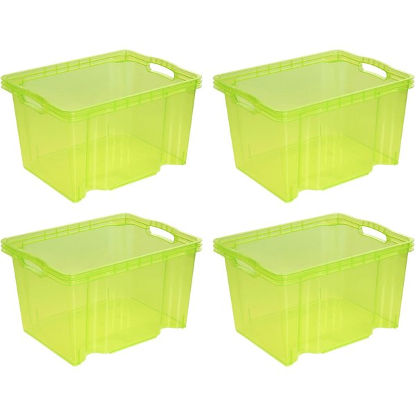 keeeper Organizer franz (Set, 4 St), Aufbewahrungsbox, 13,5 L, hochwertiger Kunststoff