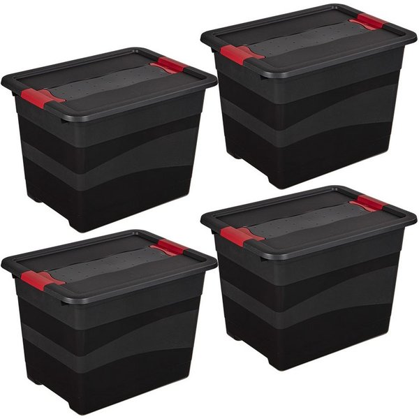 keeeper Transportbehälter eckhart, (Set, 4-St), Transportbehälter extra stabil