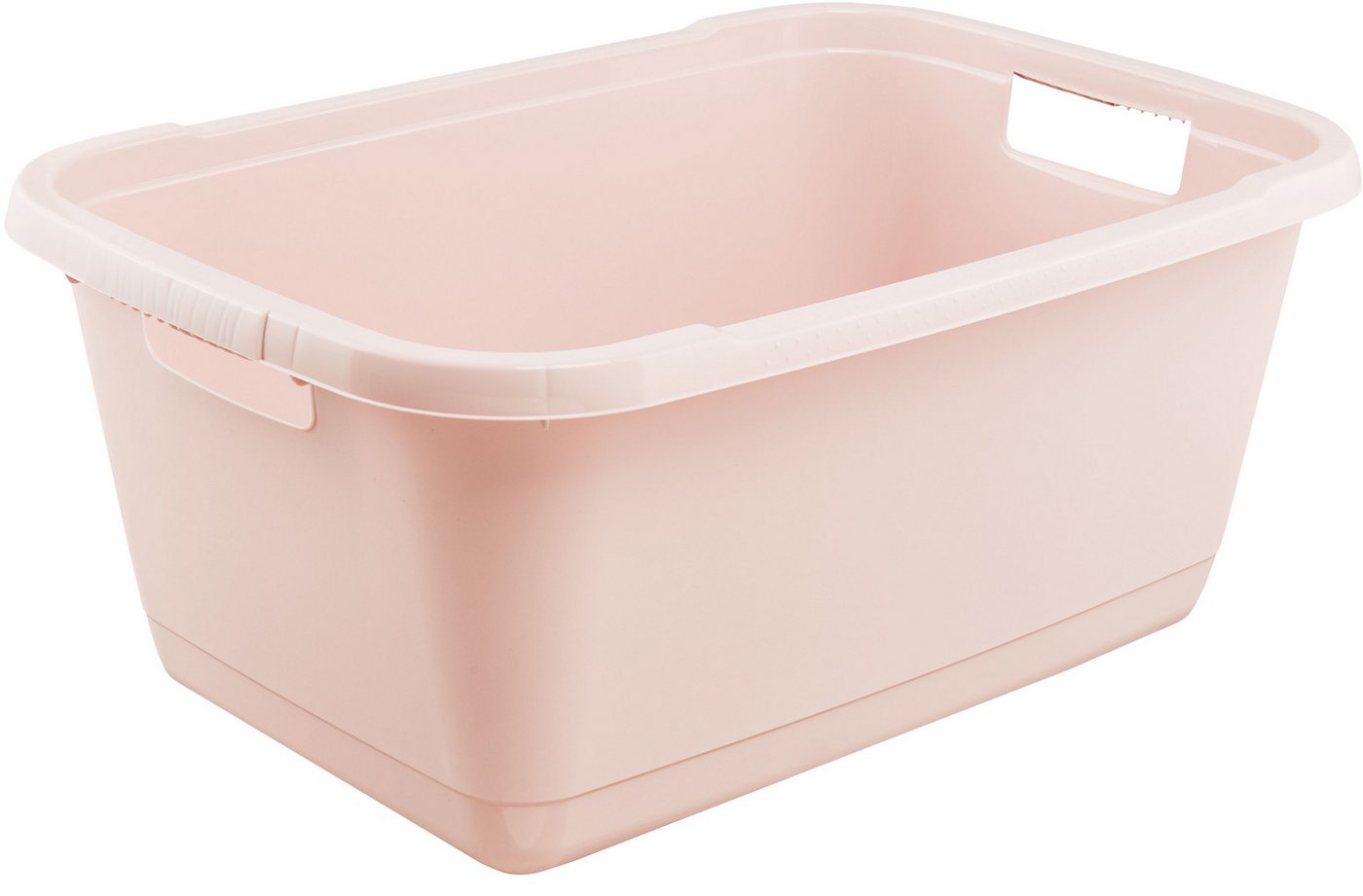 keeeper Wäschewanne aenna, 2er Set, 65 x 44 x 28 cm, 52 l (Set, 2 St), praktische Griffe, platzsparend ineinander nestbar – Bild 2 von 5
