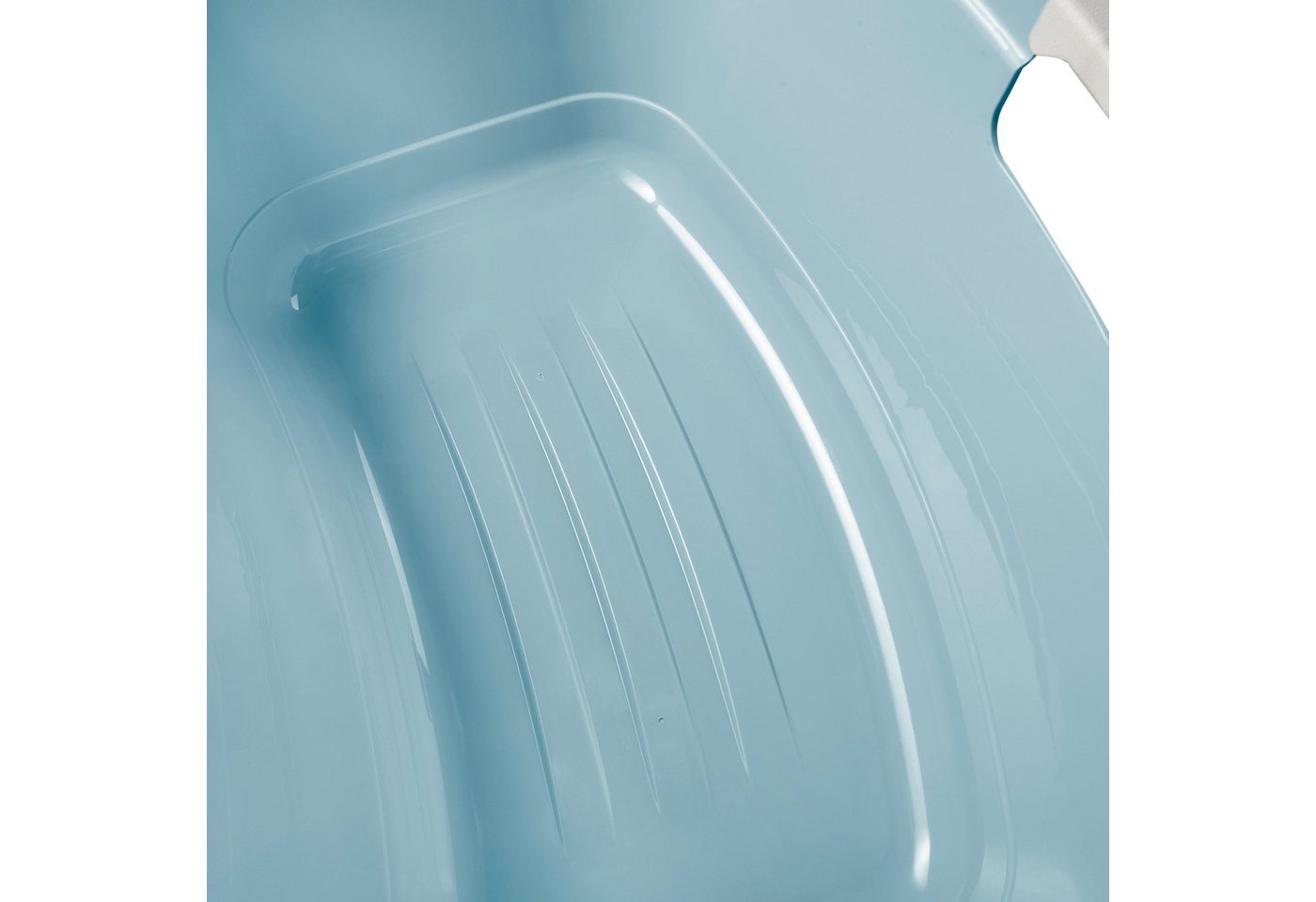 keeeper Wäschewanne janne, ergonomisch, mit Softgriffen, 65 x 45 x 28 cm, 50 l (1 St), Wäschekorb, Wanne in Nierenform – Bild 4 von 5