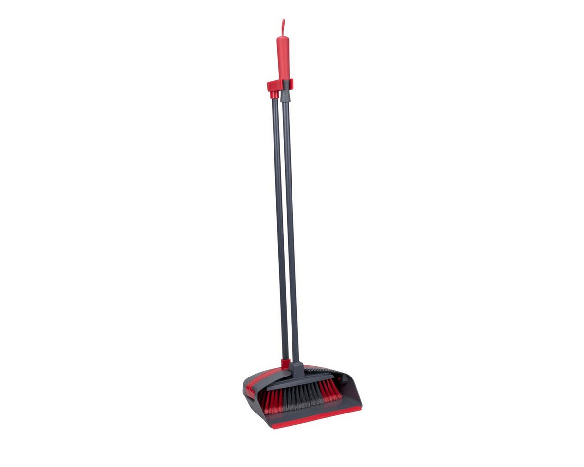 DIRT DEVIL Kehrgarnitur Dirt Devil Kehrgarnitur Grau/Rot, (1x Handfeger, 1x Besen) – Bild 2 von 5