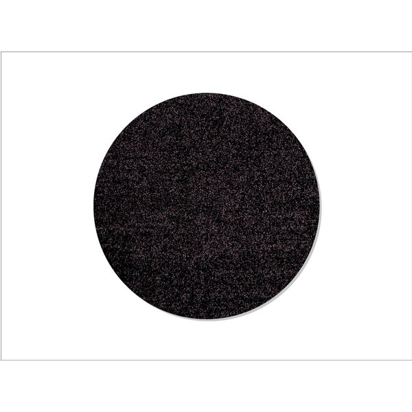 Keilbach Designprodukte Fußmatte point Durchmesser 85cm, rund, Höhe: 9 mm, rutschfest, 30°C waschbar, strapazierfähig