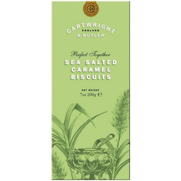 Cartwright & Butler Kekse Cartwright & Butler Salted Caramel Biscuits Kekse Salzkaramell 200 g, 200 g