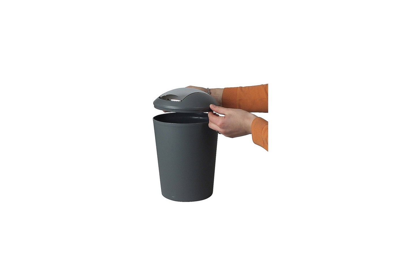 kela Kosmetikeimer Marta, 5 Liter, Schwingdeckeleimer, Deckel abnehmbar, matte Optik, Kunststoff – Bild 4 von 5