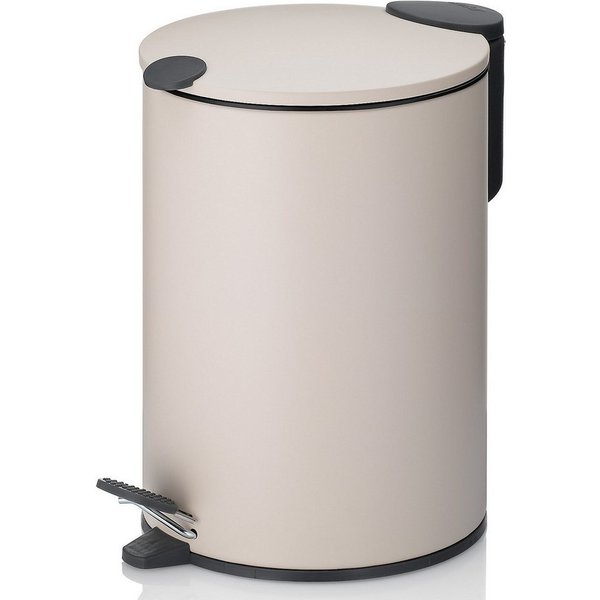 kela Kosmetikeimer Mats, 3Liter Silentclose, rutschhemmend, Deckel-Griff, Griffmulde zum Tragen