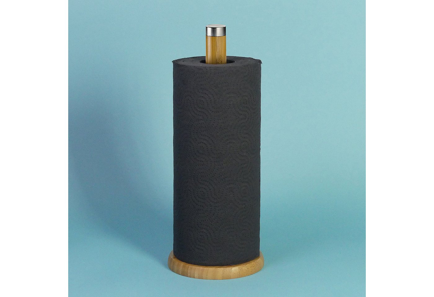 kela Küchenrollenhalter Katana, Bambusholz – Bild 2 von 5