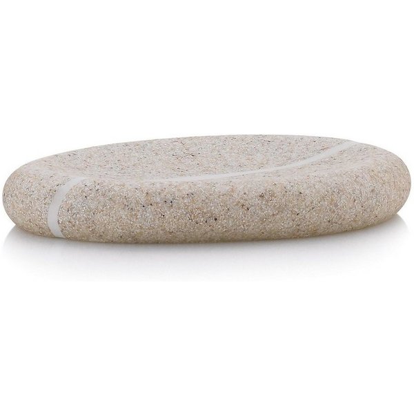 kela Seifenschale Talus, Breite: 8,5 cm, Natursteinoptik