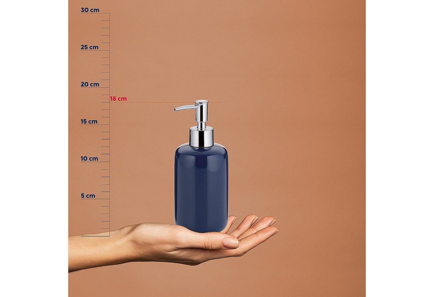 kela Seifenspender Isabella, 400 ml, leicht zu befüllen – Bild 4 von 5