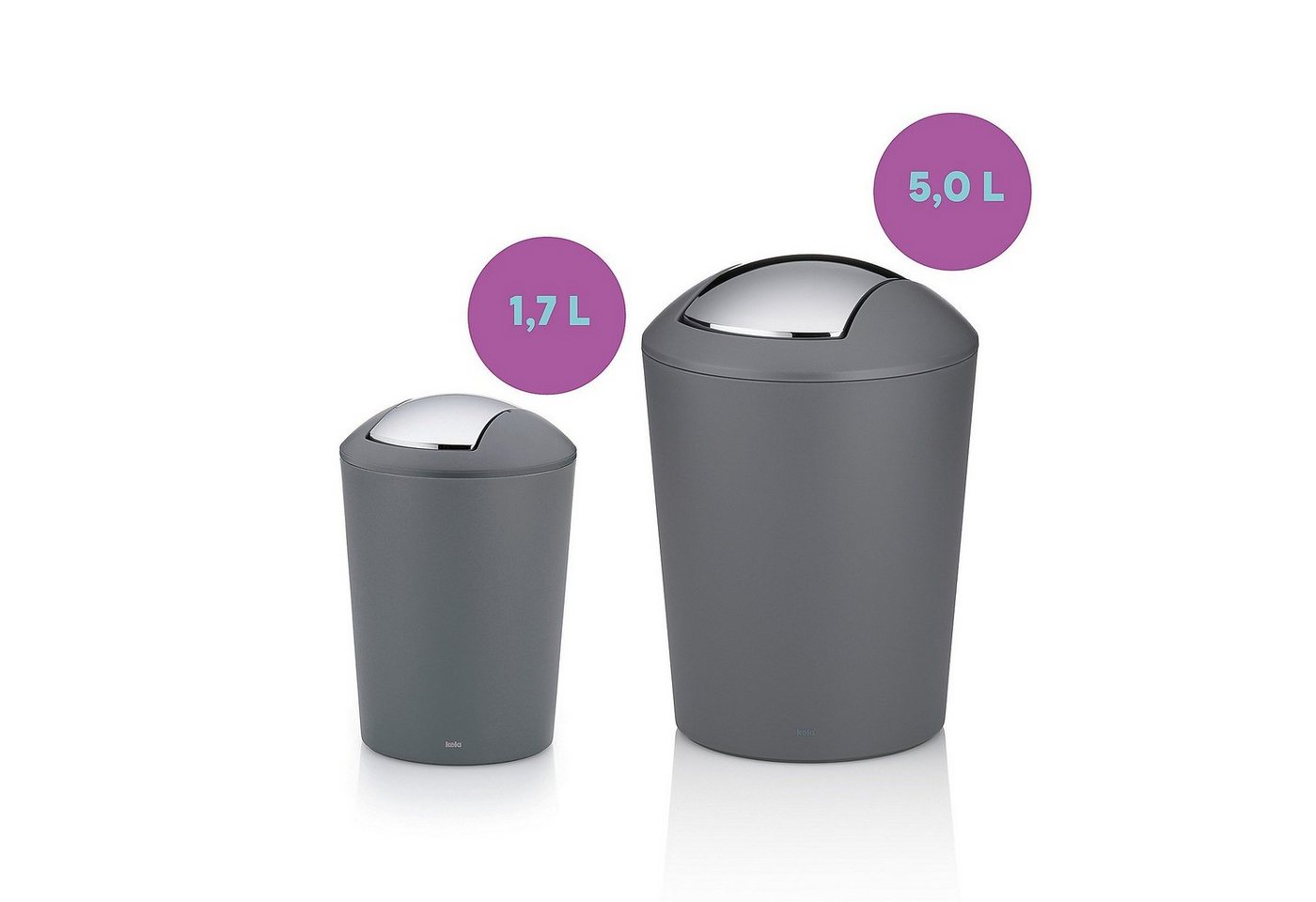 kela Tischrestebehälter Marta, matte Optik, 1,7 L – Bild 5 von 5