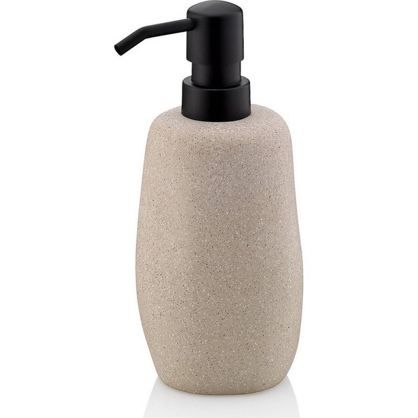 kela WC-Garnitur Roda, natürliche Steinoptik, 200 ml, leicht zu befüllen