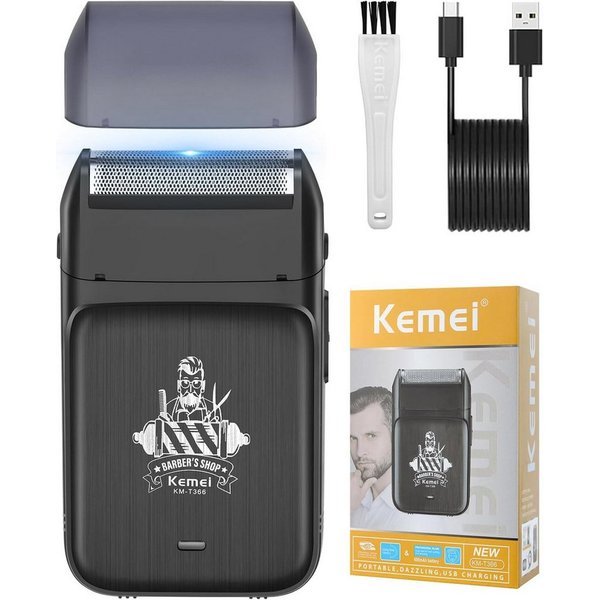 Kemei Haarschneider KM-2299 2-in-1 Professionelles Haarschneideset Haartrimmer, LED-Kontrollleuchte, Vibrationsmotor mit 7.500 U/min