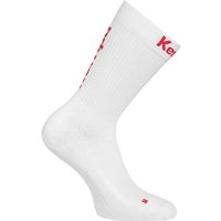 KEMPA Socken Logo Classic Kids, Größe 31-35 in Weiß