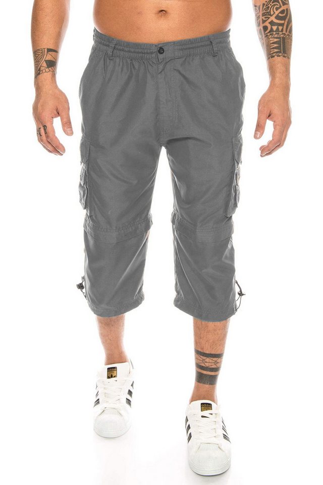 Kendindza Collection Cargobermudas Bermuda Shorts Herren Kurze Hose 3/4 Hose Cargo Taschen abnembare Beine kurze Hose Herren Cargoshorts Sommer – Bild 3 von 5