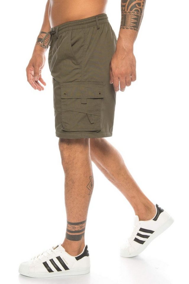 Kendindza Collection Cargobermudas Bermudas Herren Kurze Hose Herren 3/4 Hose Herren Cargo Taschen Abnehmbare Beine kurze Hose Herren Cargoshorts Herren Sommer – Bild 4 von 4