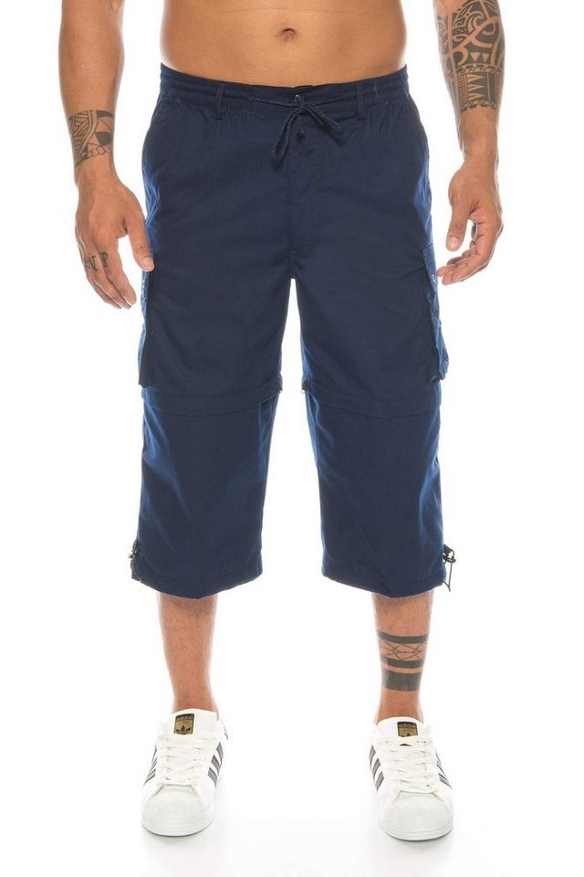 Kendindza Collection Cargobermudas Bermudas Herren Kurze Hose Herren 3/4 Hose Herren Cargo Taschen Abnehmbare Beine kurze Hose Herren Cargoshorts Herren Sommer – Bild 2 von 5