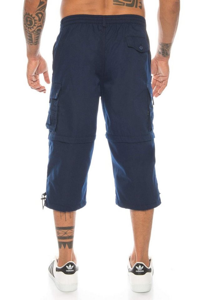 Kendindza Collection Cargobermudas Bermudas Herren Kurze Hose Herren 3/4 Hose Herren Cargo Taschen Abnehmbare Beine kurze Hose Herren Cargoshorts Herren Sommer – Bild 3 von 5