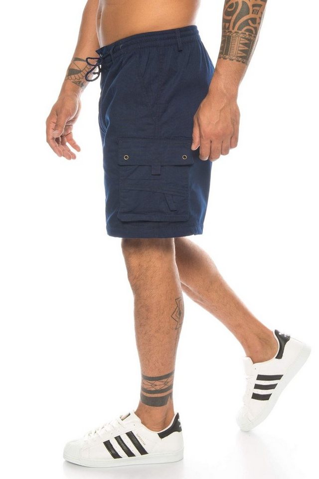 Kendindza Collection Cargobermudas Bermudas Herren Kurze Hose Herren 3/4 Hose Herren Cargo Taschen Abnehmbare Beine kurze Hose Herren Cargoshorts Herren Sommer – Bild 4 von 5