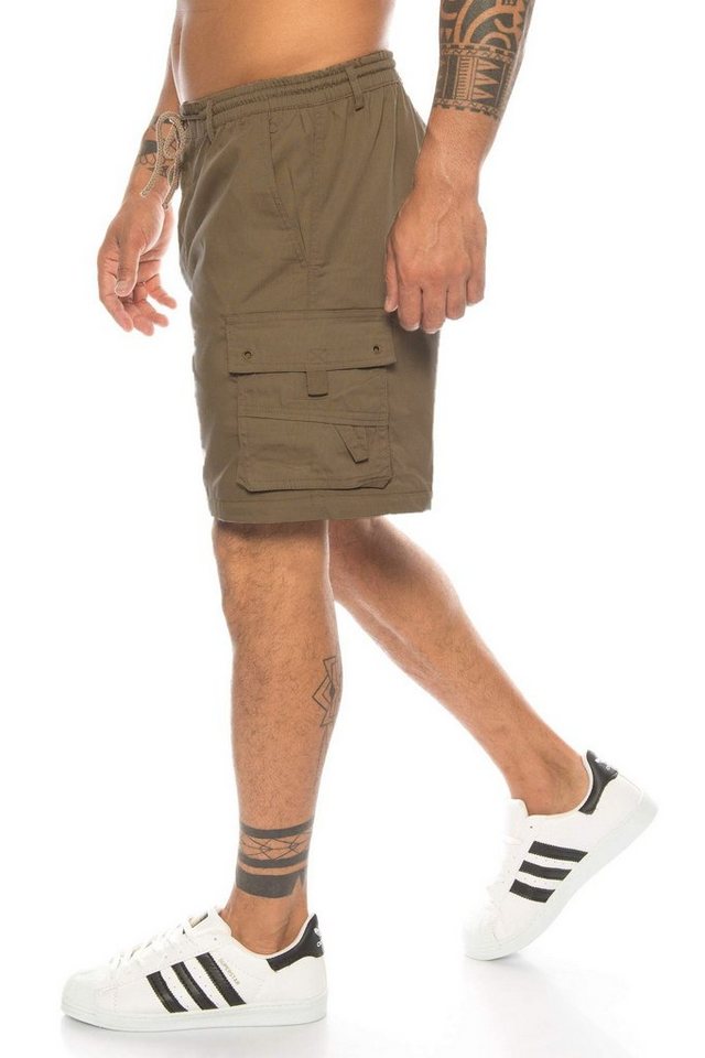 Kendindza Collection Cargobermudas Bermudas Herren Kurze Hose Herren 3/4 Hose Herren Cargo Taschen Abnehmbare Beine kurze Hose Herren Cargoshorts Herren Sommer – Bild 4 von 4