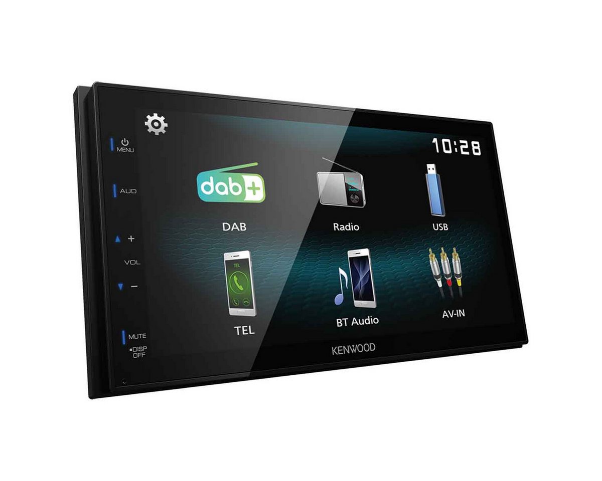 KENWOOD DMX125DAB 2-DIN DAB+ Bluetooth Apple Android Autoradio Autoradio (RDS, AM/FM Radio, Animiertes Display, Bluetooth, DAB+, Freisprecheinrichtung, Touchscr – Bild 2 von 3