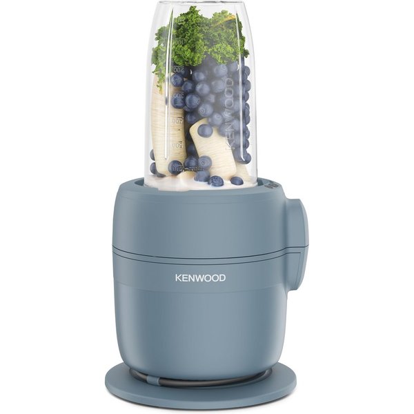 KENWOOD Küchenmaschine FDP23.380GY - Multipro Go, Express-Serve, 1,3 l Behälter, 900W, Blau, 900 W, 1,3 l Schüssel, Für Smoothies, zum Schneiden, Reiben, Pürier