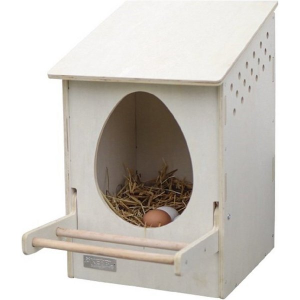 Kleintierstall Legenest aus Holz, 51x34x53 cm