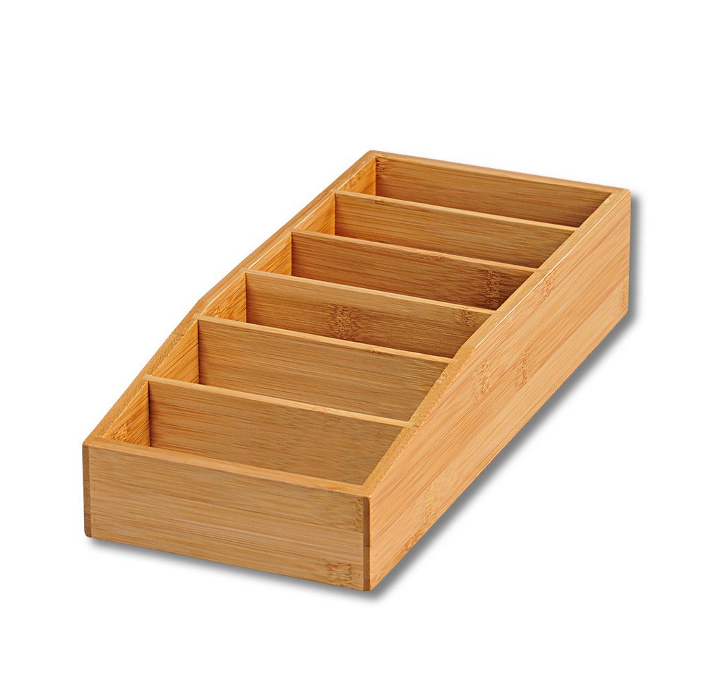 KESPER® Aufbewahrungssystem Aufbewahrungsbox, Bambus, (1-tlg), mit 6 Fächern – Bild 3 von 3
