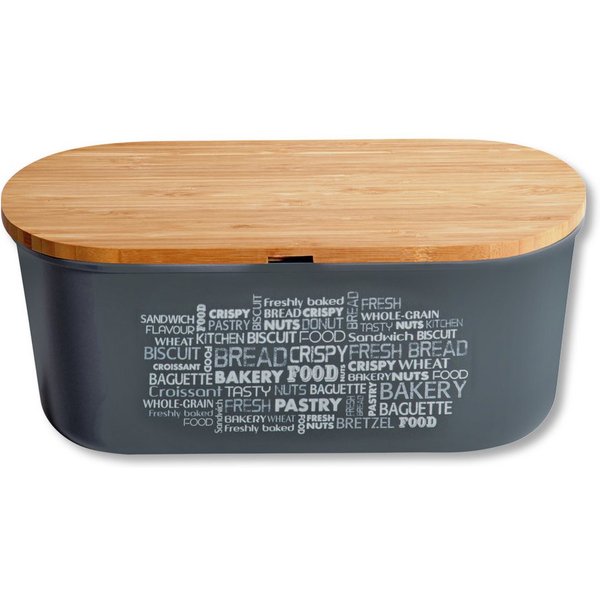 KESPER® Brotkasten Brotbox, FSC, Bambus, Kunststoff, (1-tlg), Deckel als Schneidebrett verwendbar