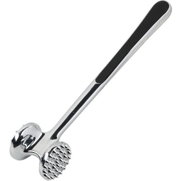 KESPER® Fleischklopfer Fleischklopfer Edelstahl, Fleischhammer 20,5 cm, beidseitig nutzbar