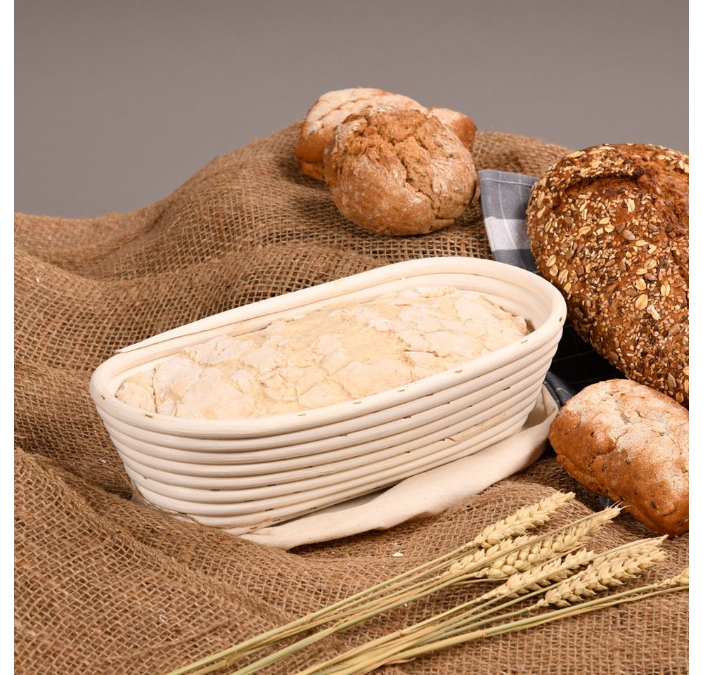 KESPER® Gärkorb Gärkörbchen, oval, FSC® zertifiziert, (1-tlg), Bezug abnehmbar und waschbar – Bild 3 von 3