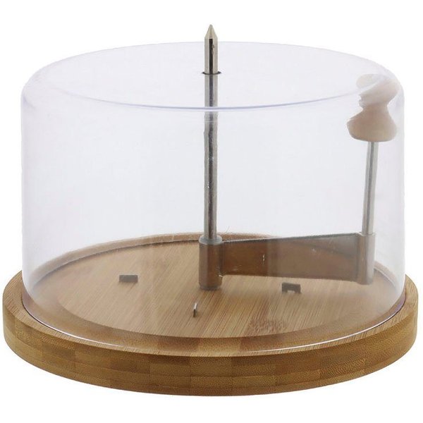 KESPER® Käsehobel Schokoladenhobel, Bambus, (1-St), mit Haube